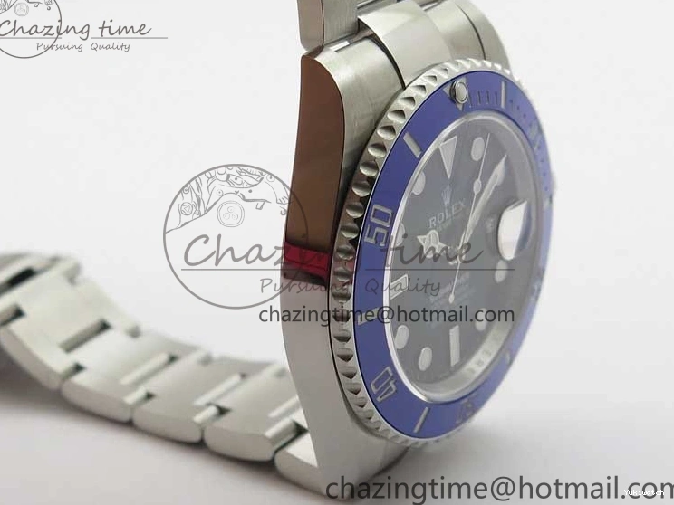 LB Dial EWF SS Bracelet Black A3235 Submariner on 41mm 126619 Ceramic Blue 0421